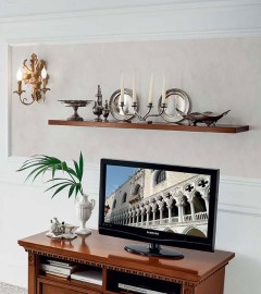 Полка настенная Palazzo Ducale Prama Bakokko 71CI30 ciliegio цвет вишня длина 112 см