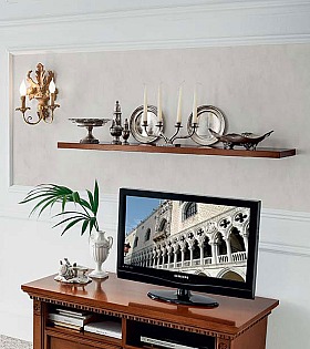 Полка настенная Palazzo Ducale Prama Bakokko 71CI30 ciliegio цвет вишня длина 112 см