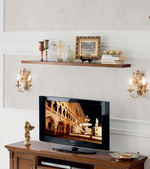 Полка настенная Palazzo Ducale Prama Bakokko 71CI31 ciliegio цвет вишня длина 140 см