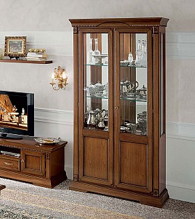 Витрина Palazzo Ducale Prama Bakokko 71CI13 ciliegio цвет вишня длина 112 см