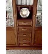 Витрина Palazzo Ducale Prama Bakokko 71CI14 ciliegio цвет вишня длина 149 см