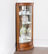 Угловая витрина IDC Mobiliario 33 cerezo цвет вишня Угловая витрина IDC Mobiliario 33 cerezo цвет вишня