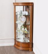 Угловая витрина IDC Mobiliario 33 cerezo цвет вишня Угловая витрина IDC Mobiliario 33 cerezo цвет вишня