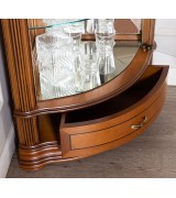 Угловая витрина IDC Mobiliario 33 cerezo цвет вишня Угловая витрина IDC Mobiliario 33 cerezo цвет вишня