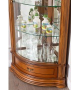 Угловая витрина IDC Mobiliario 33 cerezo цвет вишня Угловая витрина IDC Mobiliario 33 cerezo цвет вишня