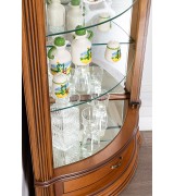 Угловая витрина IDC Mobiliario 33 cerezo цвет вишня Угловая витрина IDC Mobiliario 33 cerezo цвет вишня