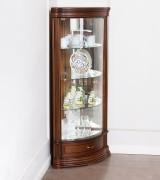 Угловая витрина IDC Mobiliario 33 nogal claro цвет орех светлый