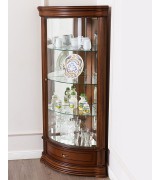 Угловая витрина IDC Mobiliario 33 nogal claro цвет орех светлый