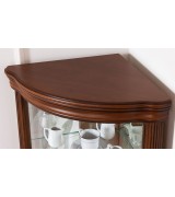 Угловая витрина IDC Mobiliario 33 nogal claro цвет орех светлый