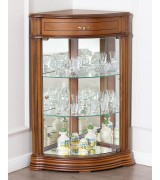 Угловая витрина IDC Mobiliario 52 cerezo цвет вишня