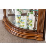 Угловая витрина IDC Mobiliario 52 cerezo цвет вишня