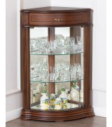 Угловая витрина IDC Mobiliario 52 nogal claro цвет орех светлый Угловая витрина IDC Mobiliario 52 nogal claro цвет орех светлый