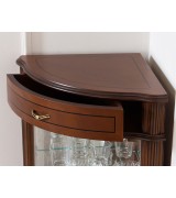 Угловая витрина IDC Mobiliario 52 nogal claro цвет орех светлый Угловая витрина IDC Mobiliario 52 nogal claro цвет орех светлый