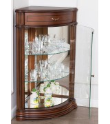 Угловая витрина IDC Mobiliario 52 nogal claro цвет орех светлый Угловая витрина IDC Mobiliario 52 nogal claro цвет орех светлый