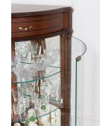 Угловая витрина IDC Mobiliario 52 nogal claro цвет орех светлый Угловая витрина IDC Mobiliario 52 nogal claro цвет орех светлый