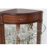 Угловая витрина IDC Mobiliario 52 nogal claro цвет орех светлый Угловая витрина IDC Mobiliario 52 nogal claro цвет орех светлый