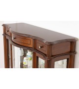 Витрина IDC Mobiliario 2 nogal claro цвет орех светлый