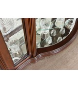 Витрина IDC Mobiliario 2 nogal claro цвет орех светлый