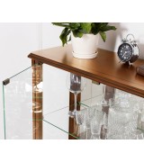 Витрина IDC Mobiliario 3 cerezo цвет вишня