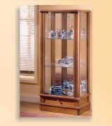 Витрина IDC Mobiliario 4 cerezo цвет вишня