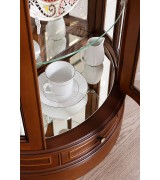 Витрина IDC Mobiliario 7 nogal claro цвет орех светлый