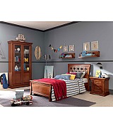 Книжный шкаф 2 дверный Palazzo Ducale Prama Bakokko 71CI02LB ciliegio цвет вишня