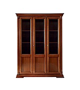 Книжный шкаф 3 дверный Palazzo Ducale Prama Bakokko 71CI03LB ciliegio цвет вишня