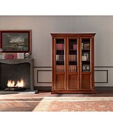 Книжный шкаф 3 дверный Palazzo Ducale Prama Bakokko 71CI03LB ciliegio цвет вишня