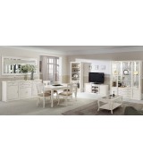 Книжный шкаф Disemobel 942 vainilla цвет белый Книжный шкаф Disemobel 942 vainilla цвет белый