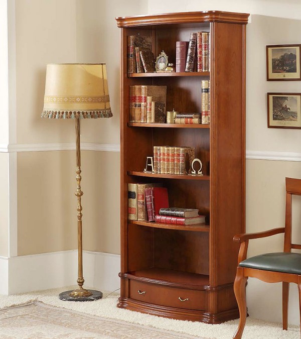 Книжный шкаф Disemobel 944 cerezo-5 цвет вишня Книжный шкаф Disemobel 944 cerezo-5 цвет вишня