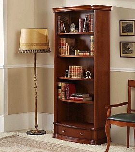 Книжный шкаф Disemobel 944 nogal-5 цвет орех 