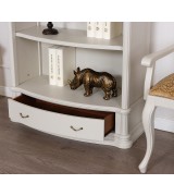 Книжный шкаф Disemobel 944 vainilla цвет белый Книжный шкаф Disemobel 944 vainilla цвет белый