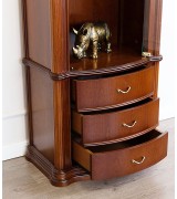 Книжный шкаф Disemobel 970 cerezo-5 цвет вишня