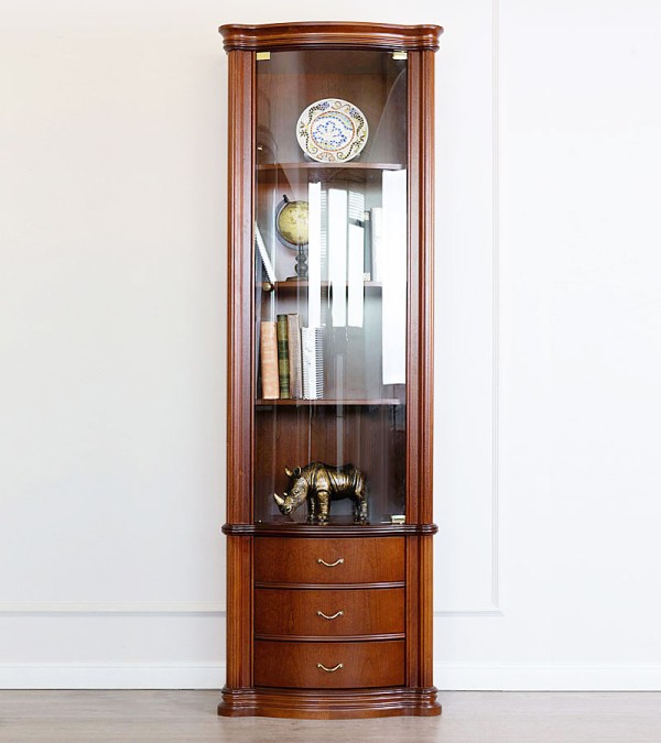 Книжный шкаф Disemobel 970 cerezo-5 цвет вишня