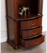 Книжный шкаф Disemobel 970 nogal-5 цвет орех Книжный шкаф Disemobel 970 nogal-5 цвет орех