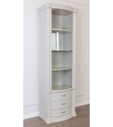 Книжный шкаф Disemobel 970 vainilla цвет белый