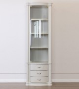 Книжный шкаф Disemobel 970 vainilla цвет белый