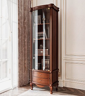 Книжный шкаф Disemobel 971 cerezo-5 цвет вишня