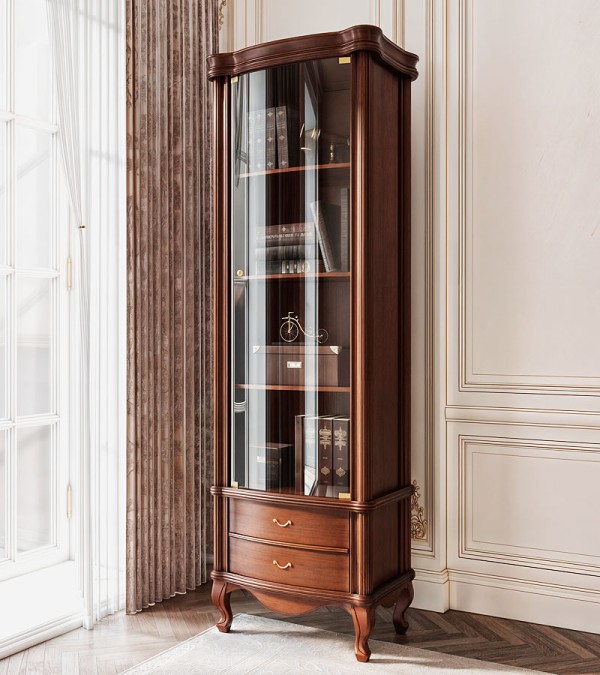 Книжный шкаф Disemobel 971 cerezo-5 цвет вишня Книжный шкаф Disemobel 971 cerezo-5 цвет вишня