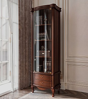 Книжный шкаф Disemobel 971 nogal-5 цвет орех