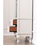 Книжный шкаф Disemobel 971 vainilla цвет белый