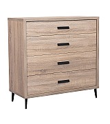 Комод Koala Beds Kubik 100 Roble/Antracita цвет дуб Комод Koala Beds Kubik 100 Roble/Antracita цвет дуб
