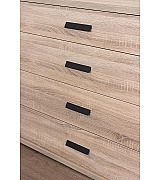 Комод Koala Beds Kubik 100 Roble/Antracita цвет дуб Комод Koala Beds Kubik 100 Roble/Antracita цвет дуб