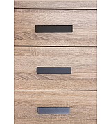 Комод Koala Beds Kubik 100 Roble/Antracita цвет дуб Комод Koala Beds Kubik 100 Roble/Antracita цвет дуб