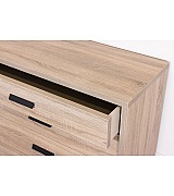 Комод Koala Beds Kubik 100 Roble/Antracita цвет дуб Комод Koala Beds Kubik 100 Roble/Antracita цвет дуб