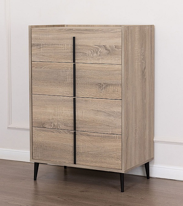 Комод Koala Beds Line 070 Roble/Antracita цвет дуб Комод Koala Beds Line 070 Roble/Antracita цвет дуб