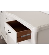 Комод буфет Disemobel 907 vainilla цвет белый