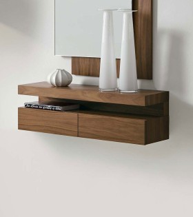 Консоль подвесная Disemobel 194 nogal americano цвет американский орех Консоль подвесная Disemobel 194 nogal americano цвет американский орех