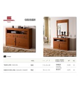 Консоль тумба Disemobel 500 cerezo-5 цвет вишня Консоль тумба Disemobel 500 cerezo-5 цвет вишня