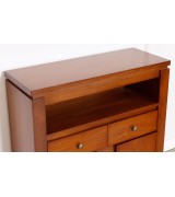 Консоль тумба Disemobel 504 cerezo-5 цвет вишня Консоль тумба Disemobel 504 cerezo-5 цвет вишня